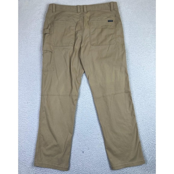 Columbia Other - Columbia Pants Mens 38x32 (Fits 40x32) Khaki‎ Regular Fit Cotton Stretch Outdoor